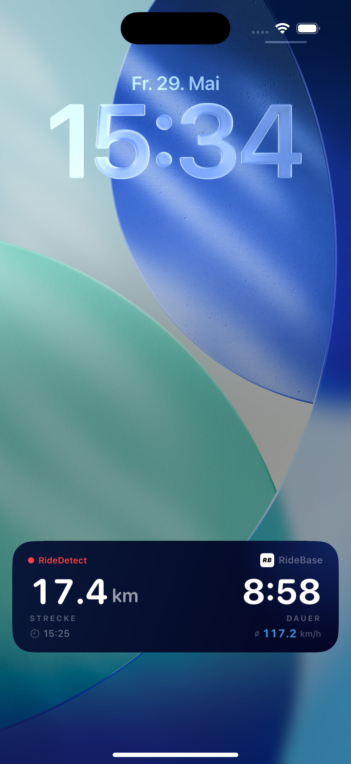 App Screenshot RideDetect